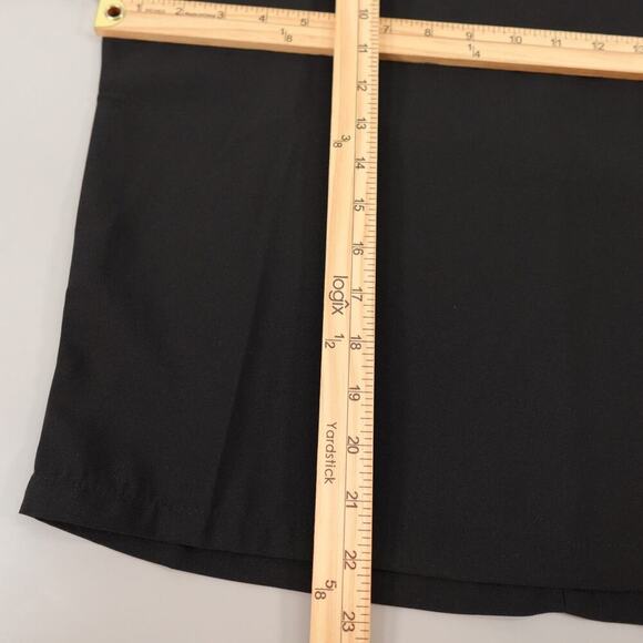 Womens Top Large Black Bell Sleeve Tie Cuff Whimsigoth Fairy Witchy - Picture 15 of 16